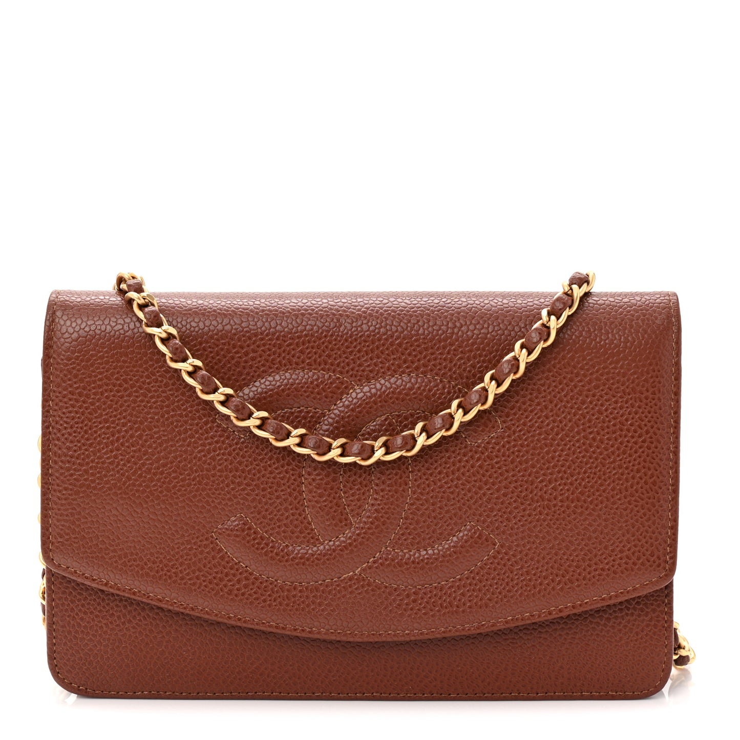 Caviar Timeless CC Wallet On Chain WOC Dark Brown