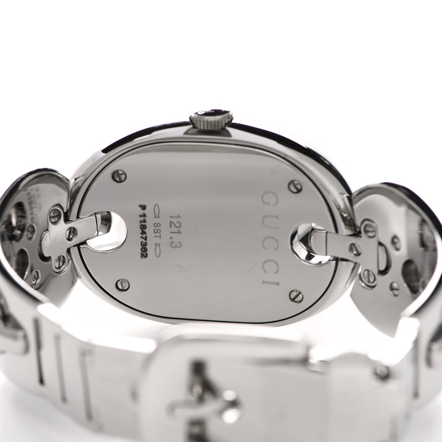 Stainless Steel Diamond 32mm Marina Quartz Watch Black