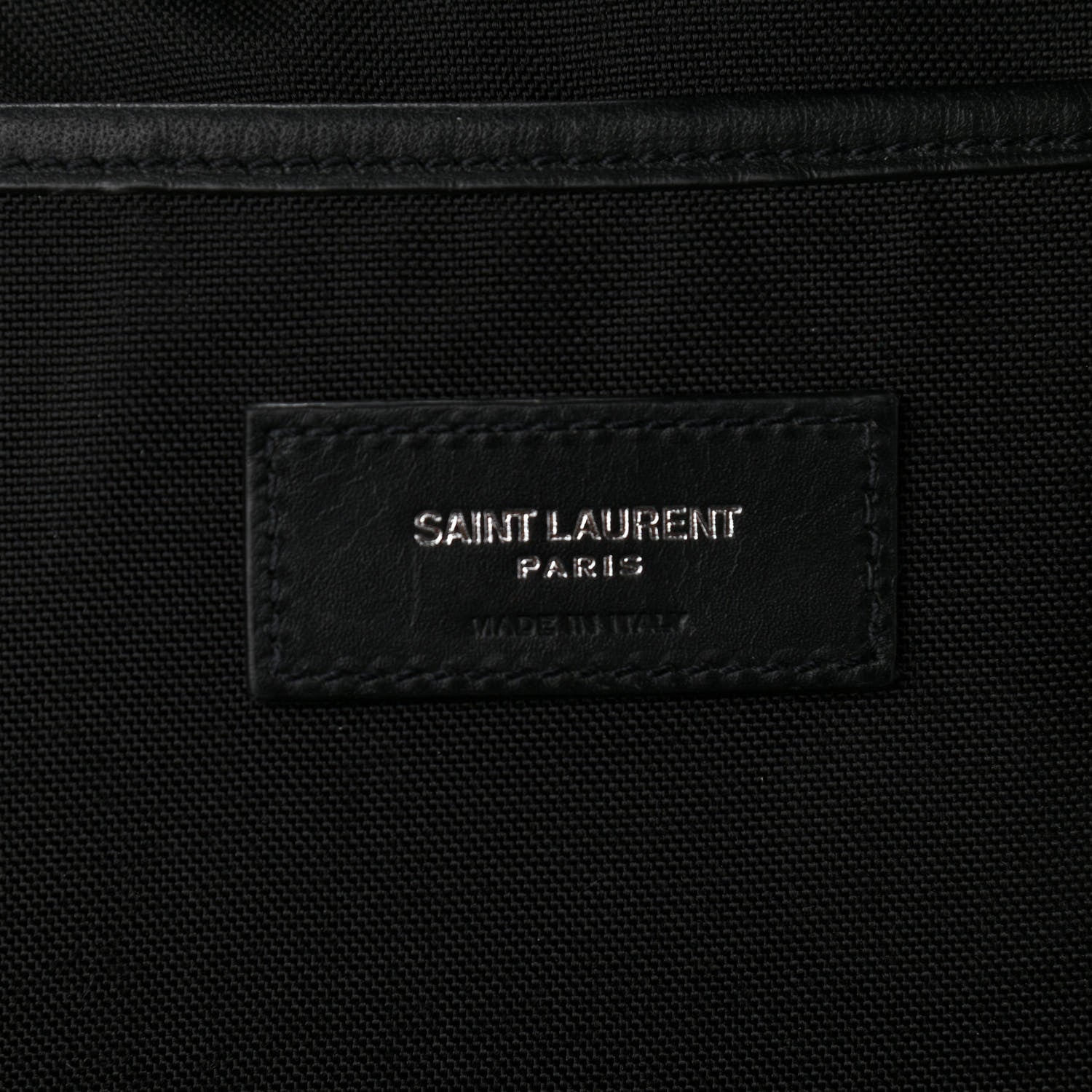 Saint Laurent Canvas City Backpack Black 6 of 11