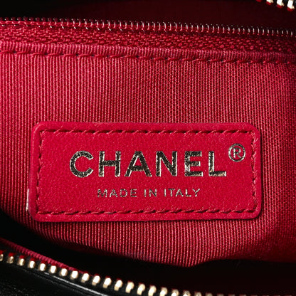 Chanel Aged Calfskin Quilted Small Gabrielle Hobo Black 6 of 9