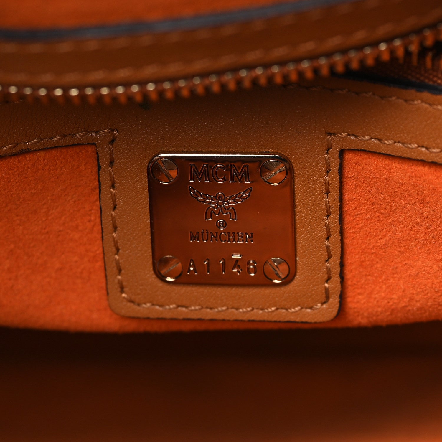 MCM Visetos Medium Patricia Hobo Cognac 6 of 15
