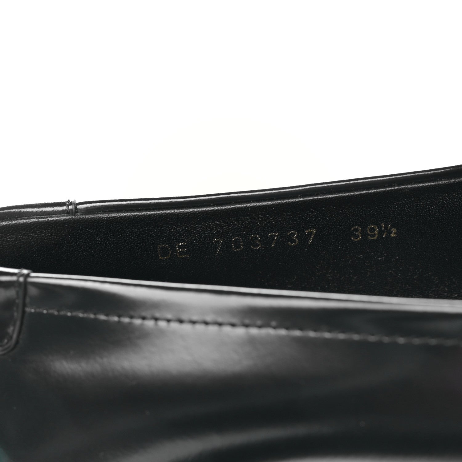 Saint Laurent Calfskin Penny Loafers 39.5 Black 8 of 8