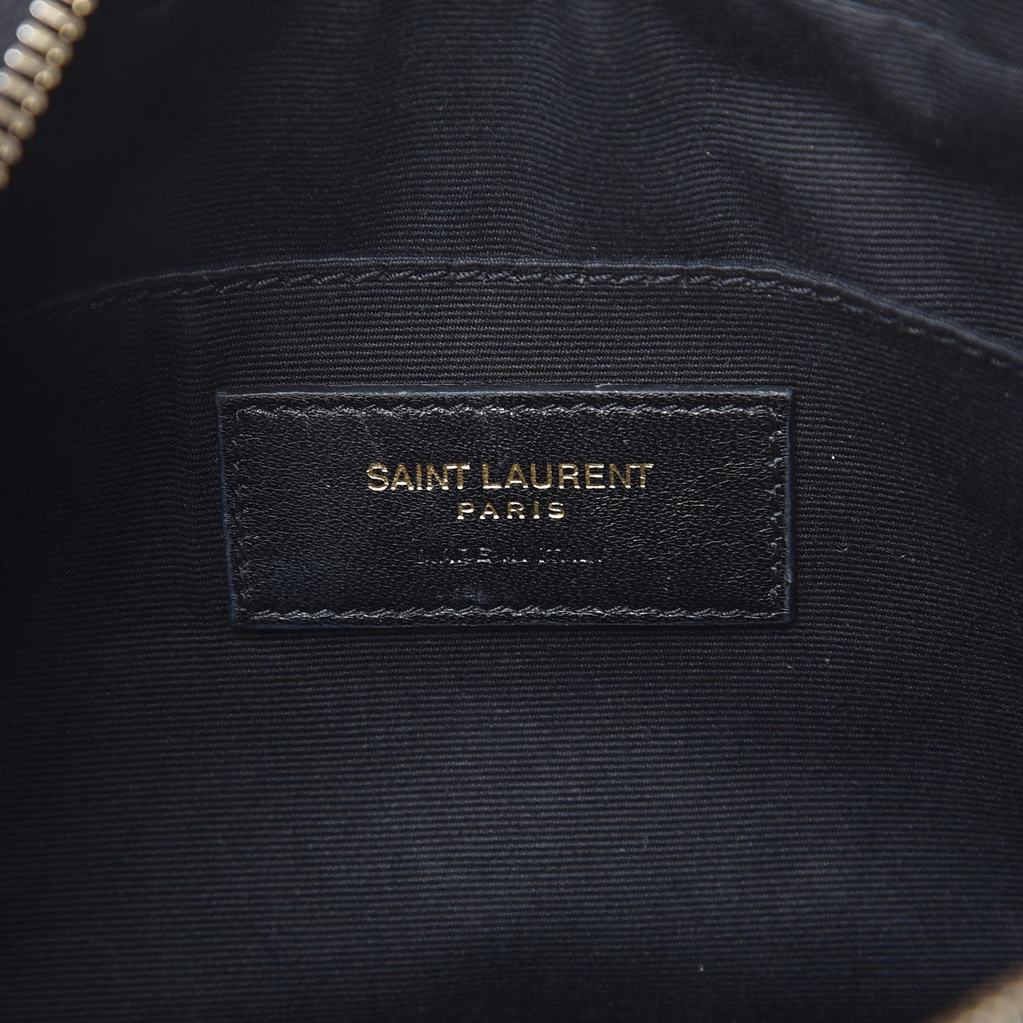 Calfskin Matelasse Monogram Lou Camera Bag Black