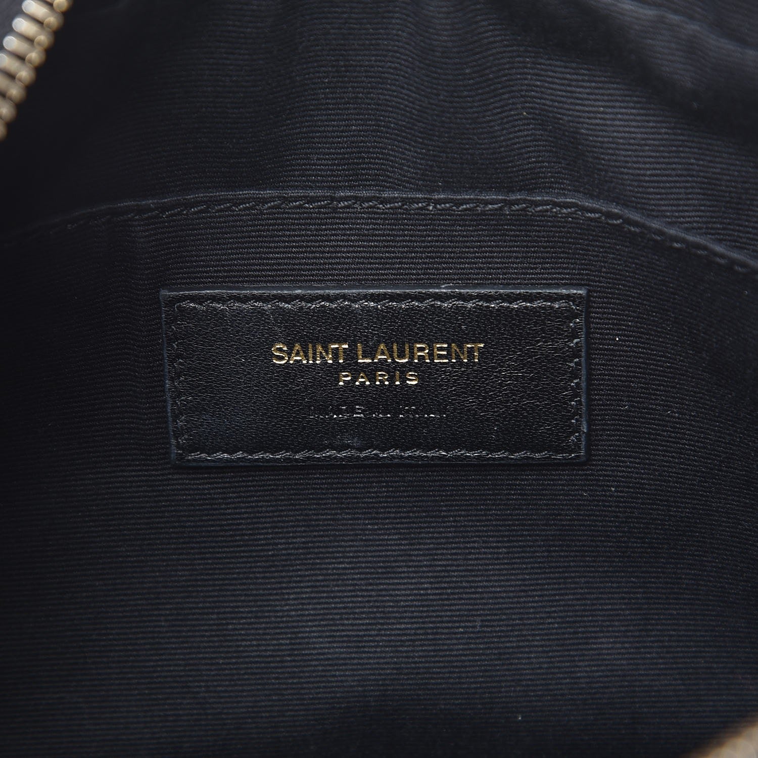 Saint Laurent Calfskin Matelasse Monogram Lou Camera Bag Black 6 of 8