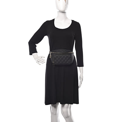 Chanel Caviar Quilted Business Affinity Waist Belt Bag Black 2 of 9