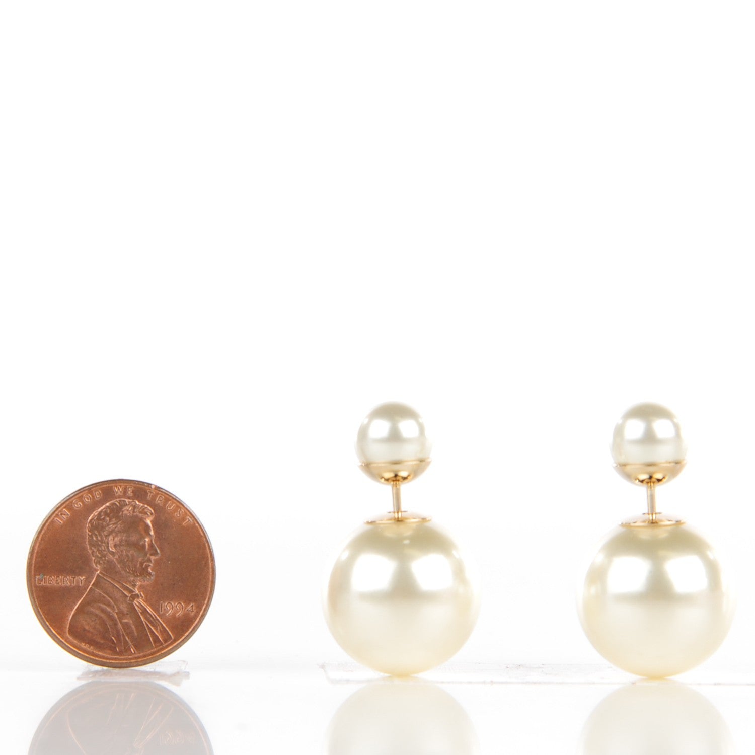 Christian Dior Pearl Mise En Dior Tribal Earrings 2 of 4
