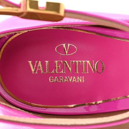Valentino Garavani Patent Tan-Go 55/155mm Platform Pumps 38 Pink PP 8 of 10