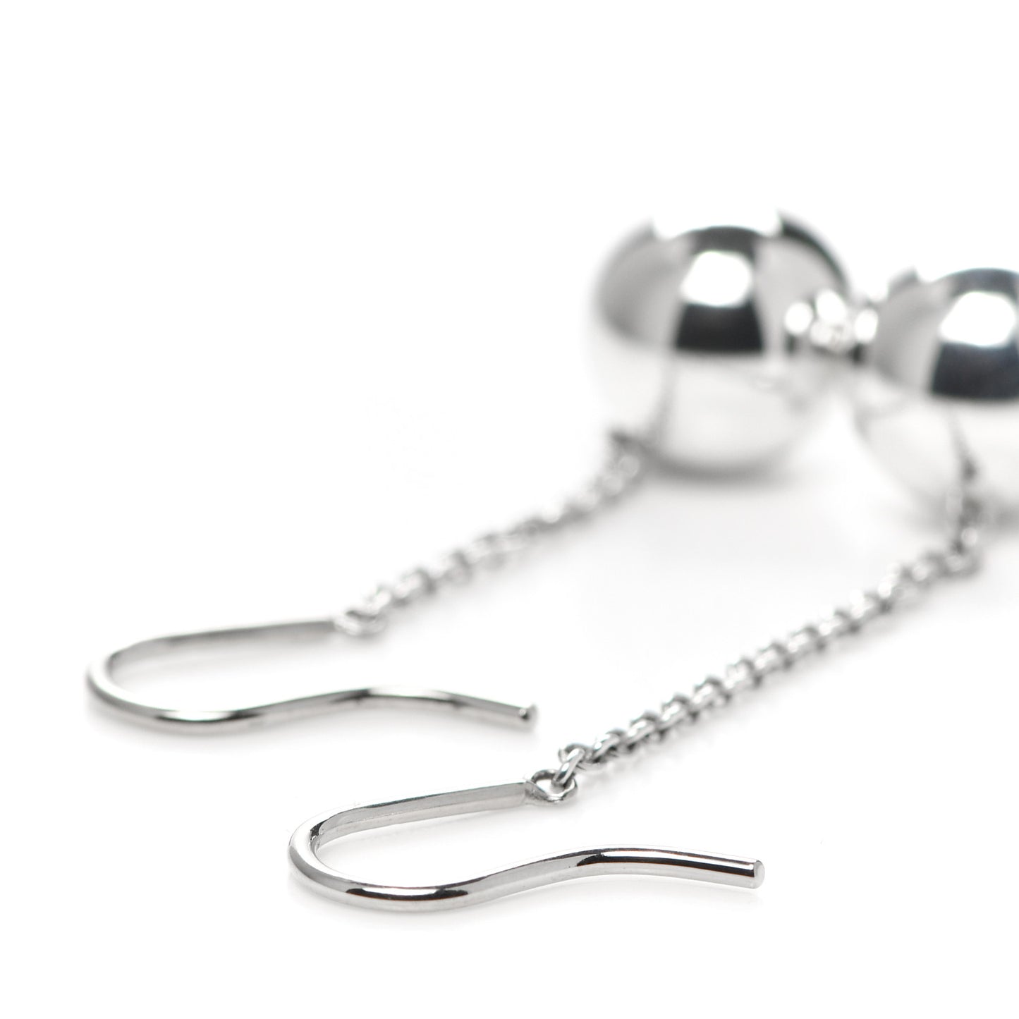 Sterling Silver 10mm HardWear Ball Drop Earrings