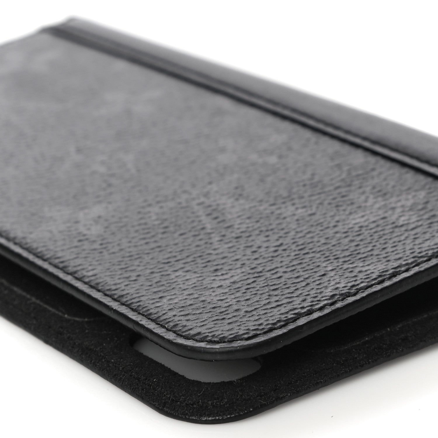 Louis Vuitton Monogram Eclipse iPhone XS Max Folio Case Black 9 of 14