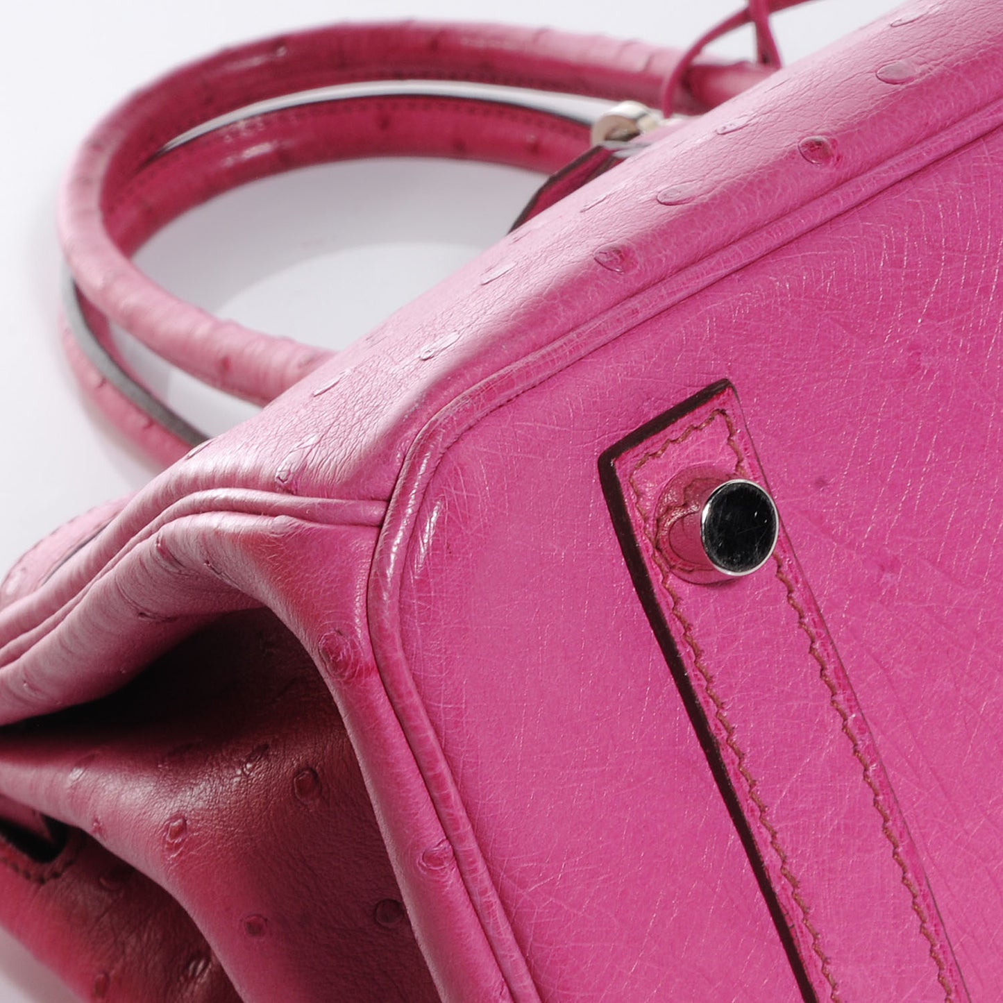 Ostrich Birkin 30 Fuchsia