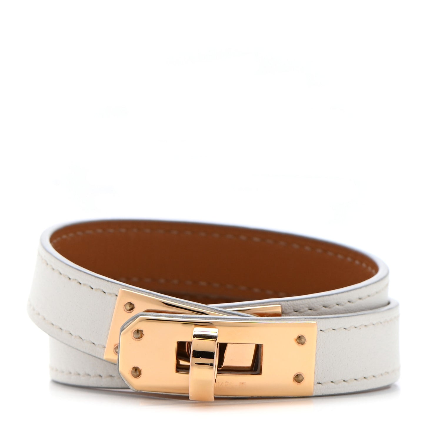 Swift Kelly Double Tour Bracelet T3 White