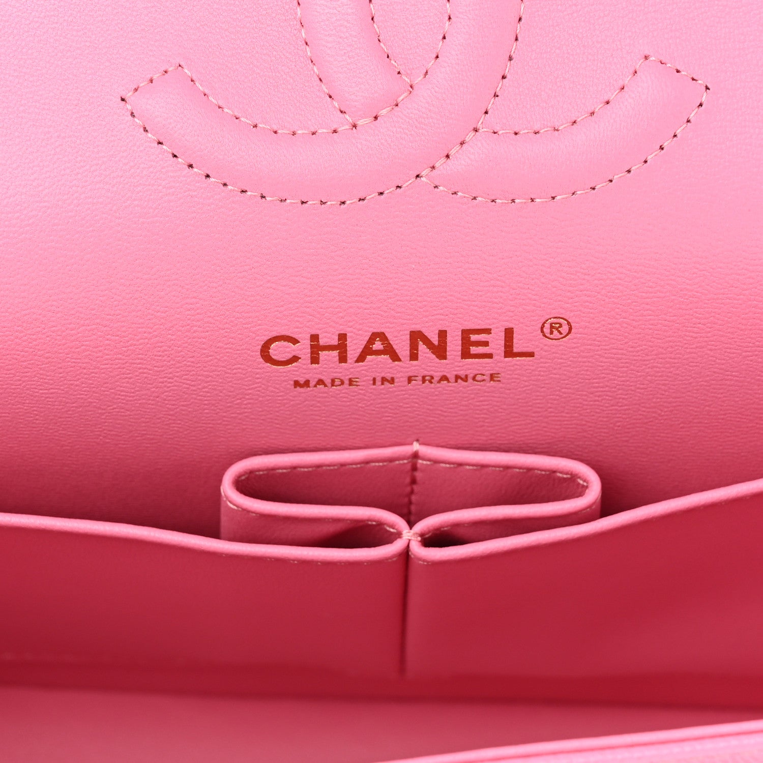 Chanel Caviar Quilted Medium Double Flap Pink 6 of 10