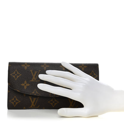 Louis Vuitton Monogram Emilie Wallet Rose Ballerine 2 of 10