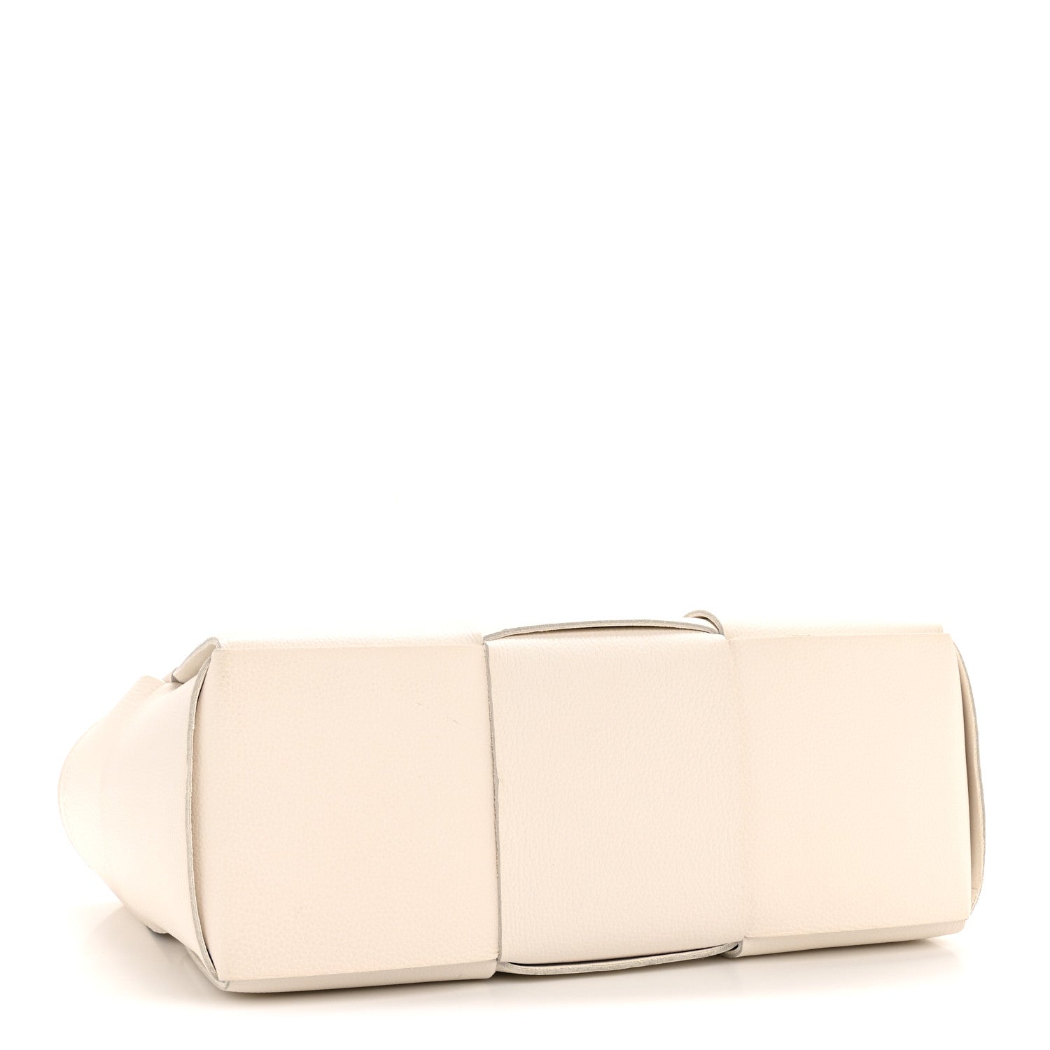 Bottega Veneta Grained Calfskin Maxi Intrecciato Small Arco Tote White 5 of 12