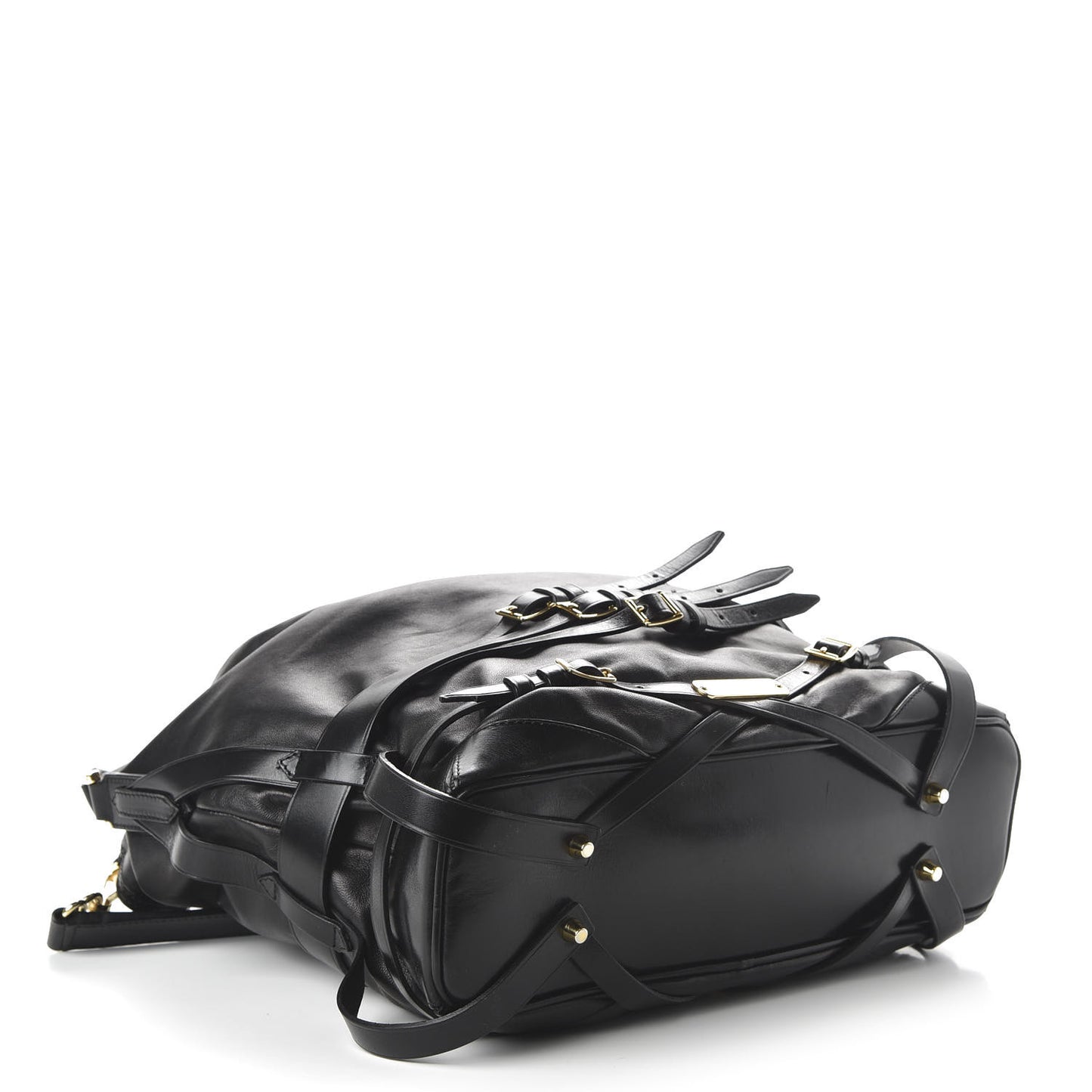 Soft Lambskin Bridle Calfskin Medium Gosford Hobo Black