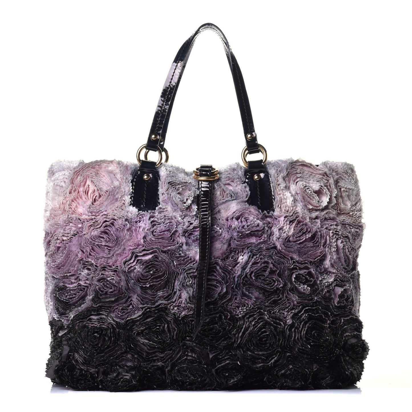 Silk Georgette Rosier Tote Purple