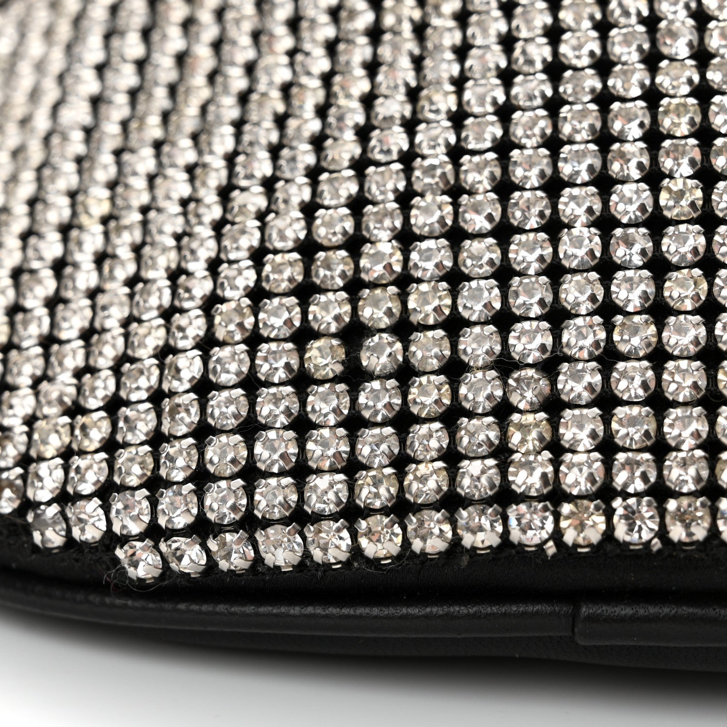 Alexander Wang Rhinestone Mesh Mini Attica Belt Bag Black 11 of 11