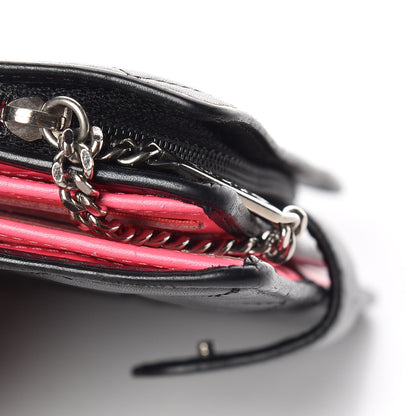 Chanel Calfskin Cambon Zipped Pocket Wallet Black 12 of 14