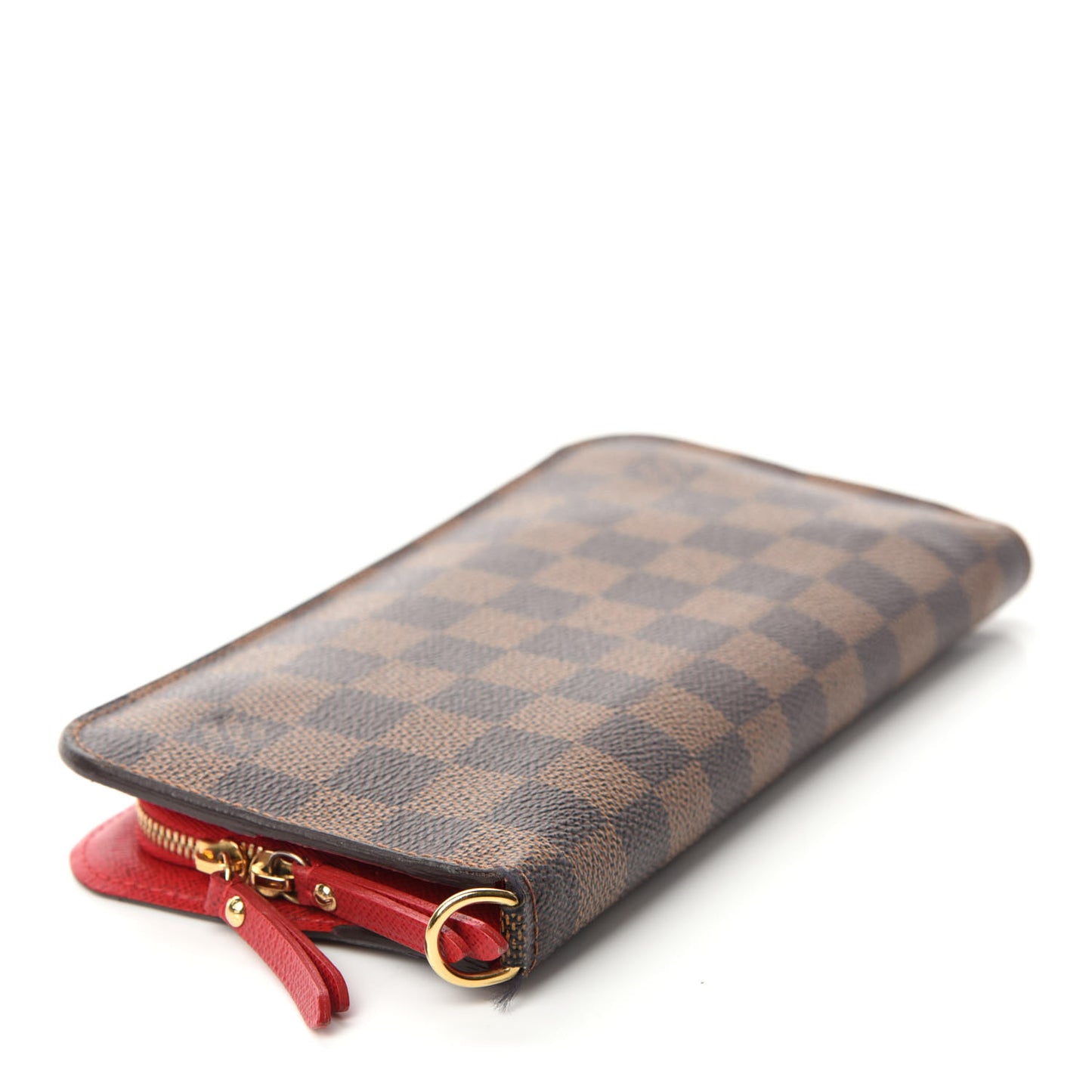 Damier Ebene Insolite Wallet Red
