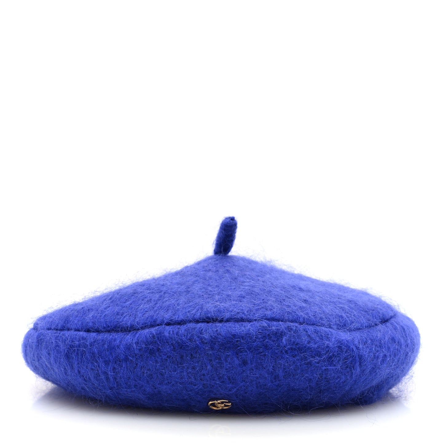 Wool Beret Hat S Blue