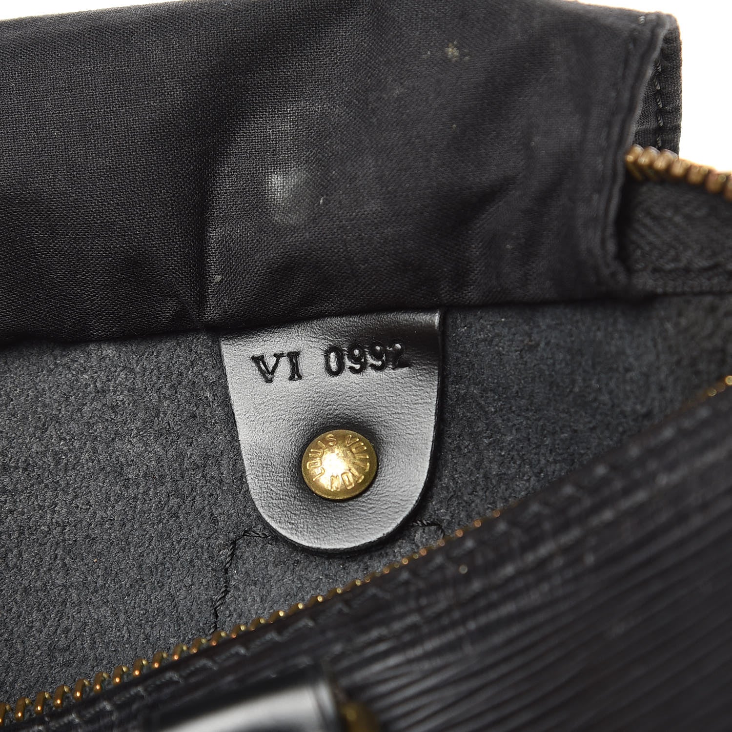Louis Vuitton Epi Speedy 25 Black 7 of 22