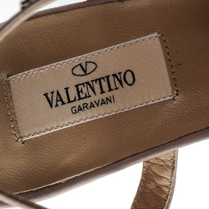 Valentino Garavani Patent Nappa Rockstud Ankle Strap 65mm Pumps 39.5 Black Poudre 8 of 9