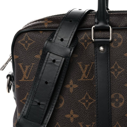 Louis Vuitton Monogram Macassar Porte-Documents Voyage PM 9 of 9