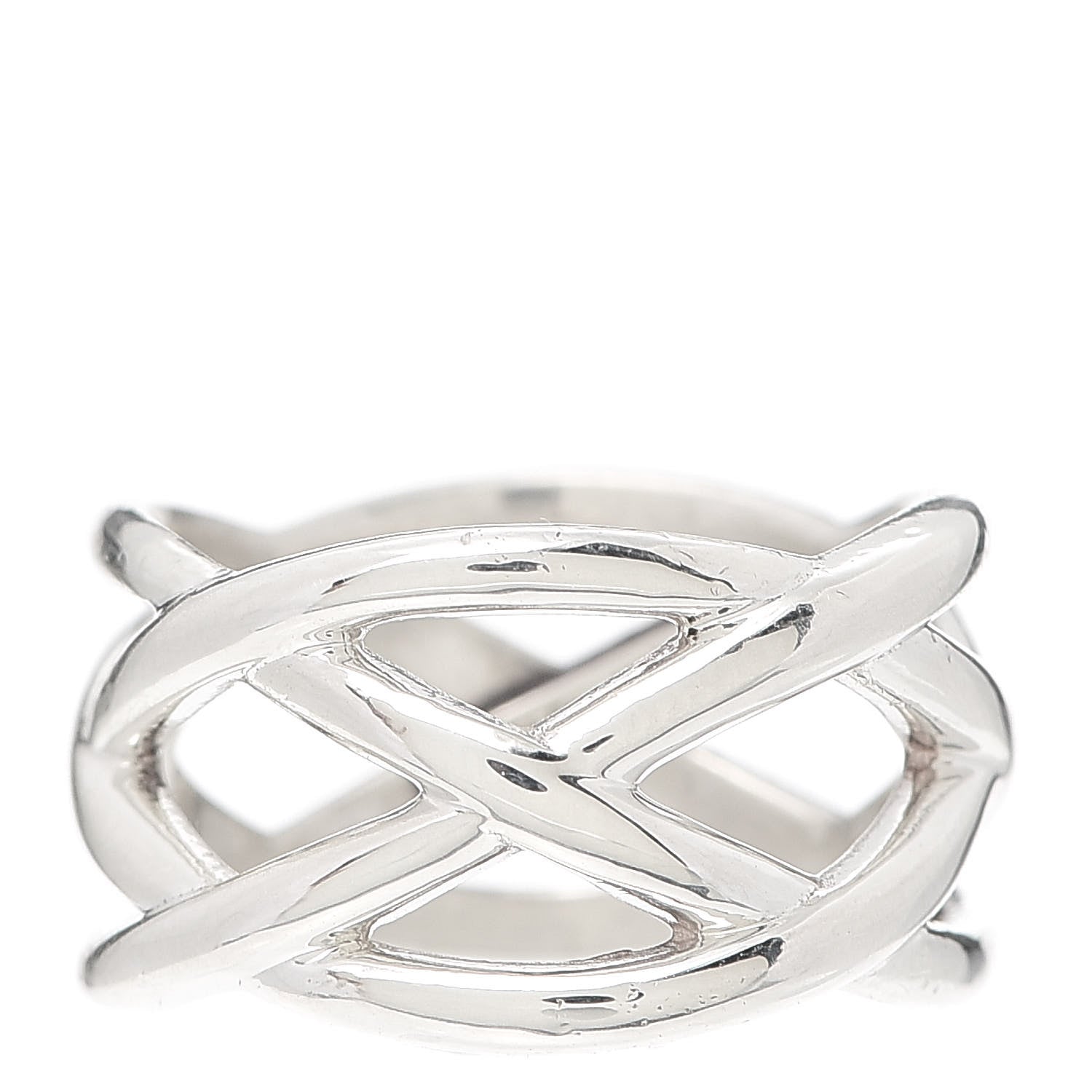 Tiffany Sterling Silver Celtic Knot Ring 53 6.5 3 of 5