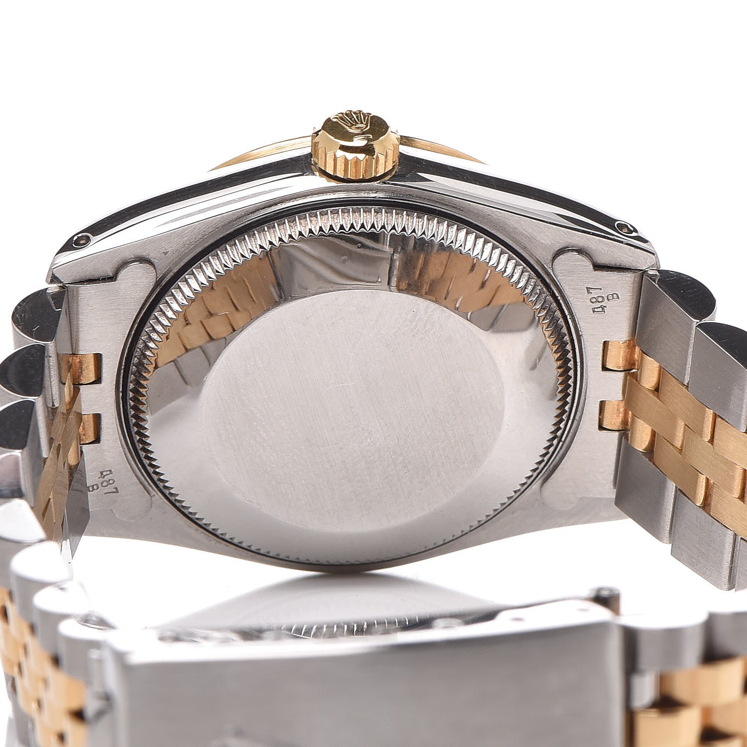 Rolex Stainless Steel 18K Yellow Gold 31mm Oyster Perpetual Datejust Watch Champagne 68273 6 of 7