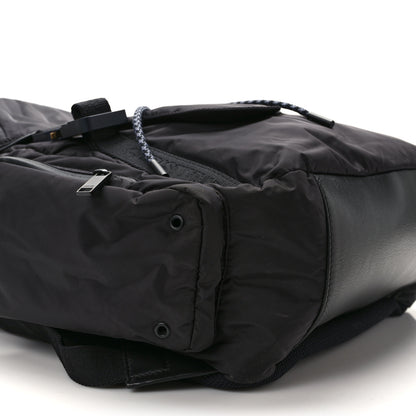 Christian Dior Nylon Saddle Backpack Black 7 of 10