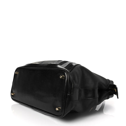 Burberry Nylon Beat Check Medium Landscape Lynher Tote Black 6 of 9