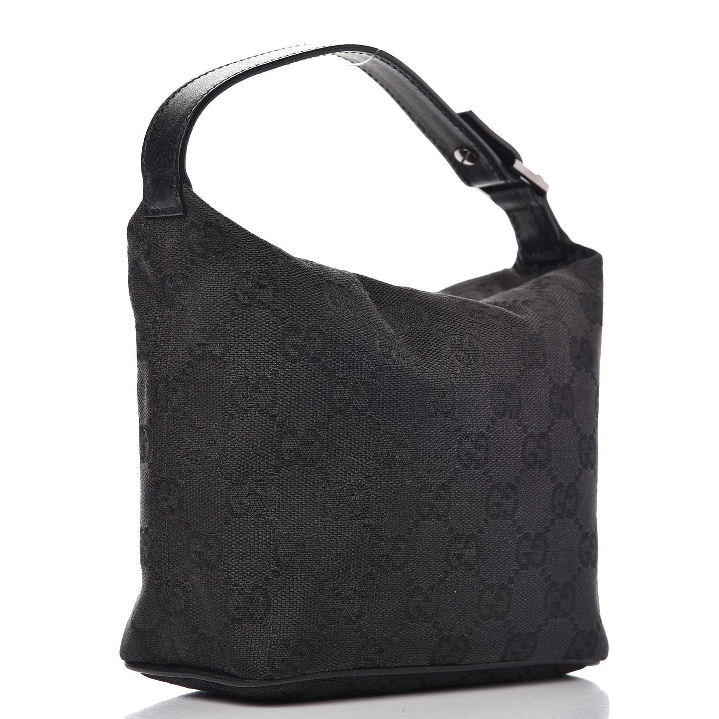 Monogram Mini Hobo Bag Black