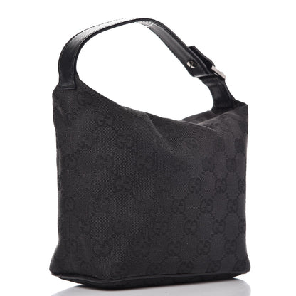 Gucci Monogram Mini Hobo Bag Black 3 of 8