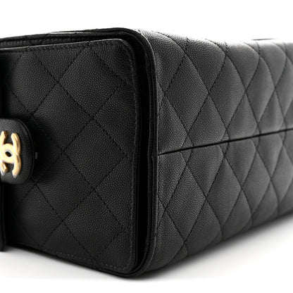 Chanel Caviar Quilted Small Chanel 25 Handbag Black 9 of 11