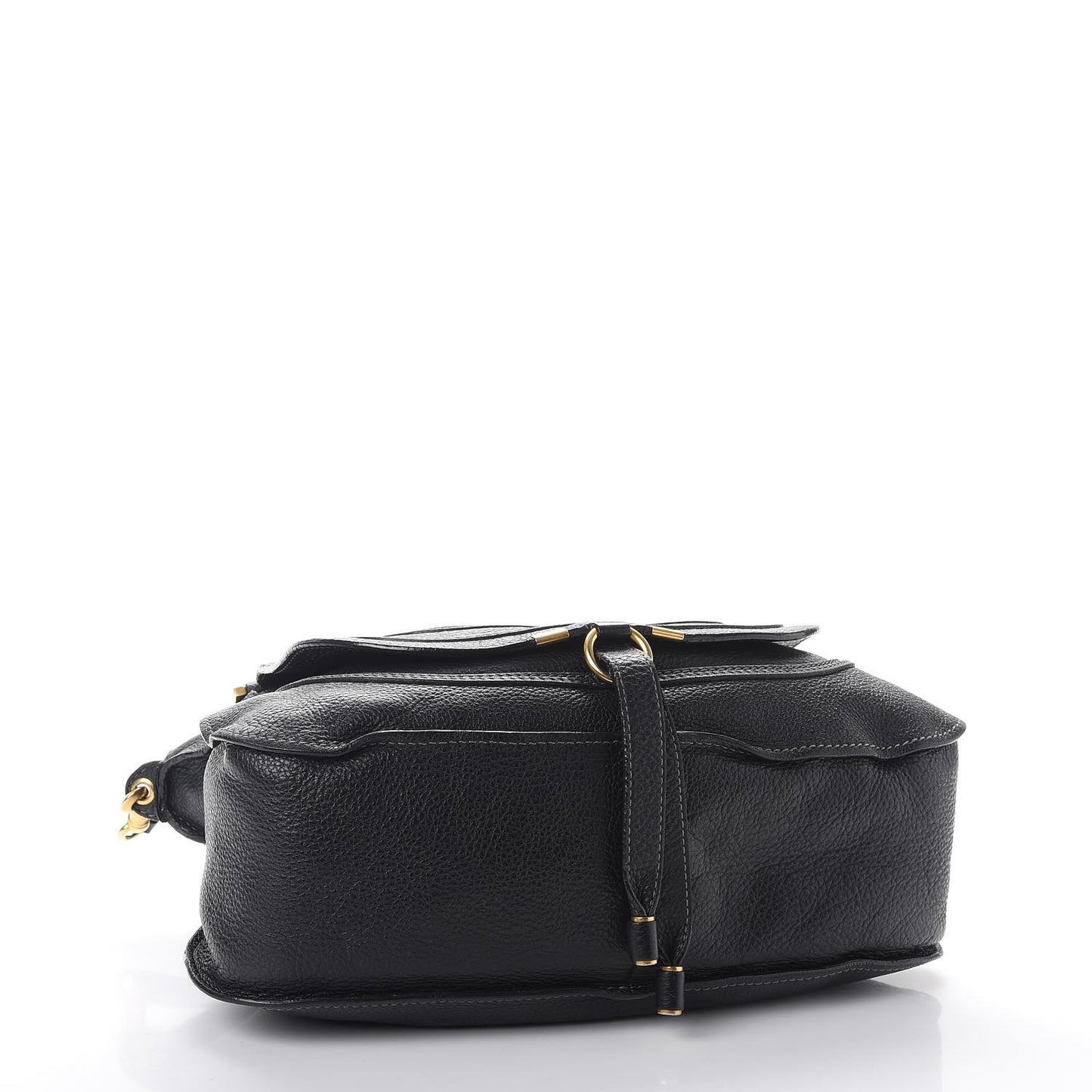 Calfskin Medium Marcie Satchel Black