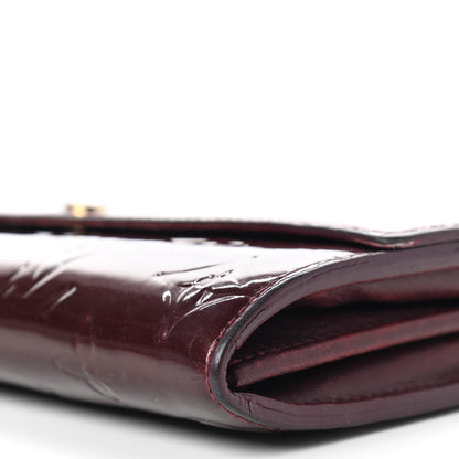 Louis Vuitton Vernis Sarah Wallet Rouge Fauviste 9 of 23