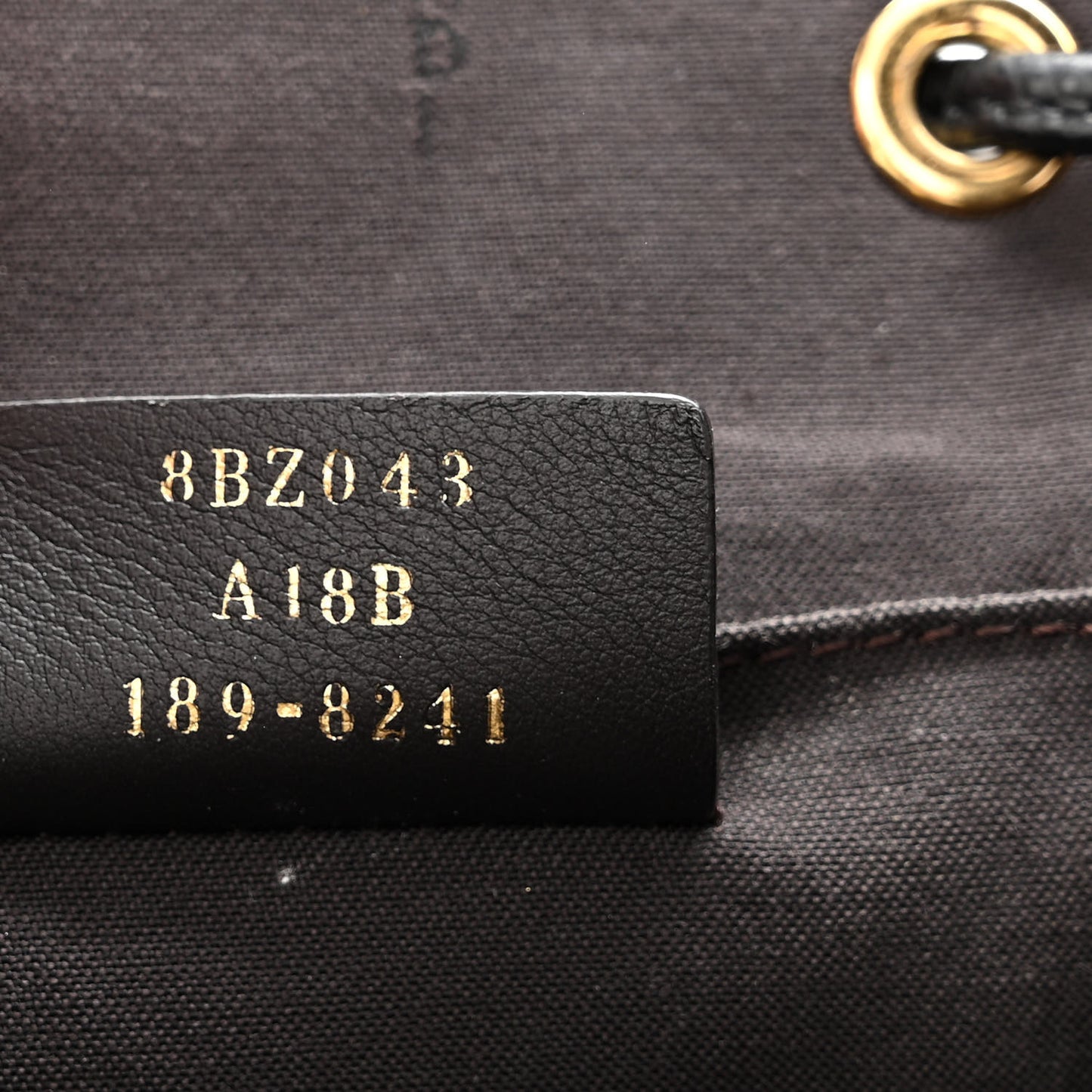 Vitello Cruise F is Fendi Drawstring Backpack Black