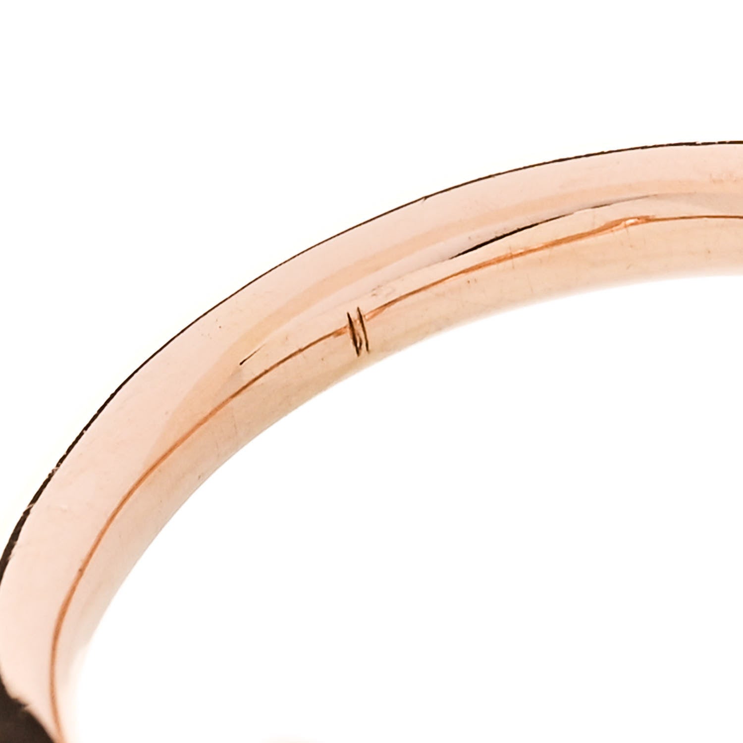 Cartier 18K Pink Gold Pink Sapphire Entrelaces Ring 48 4.5 6 of 6