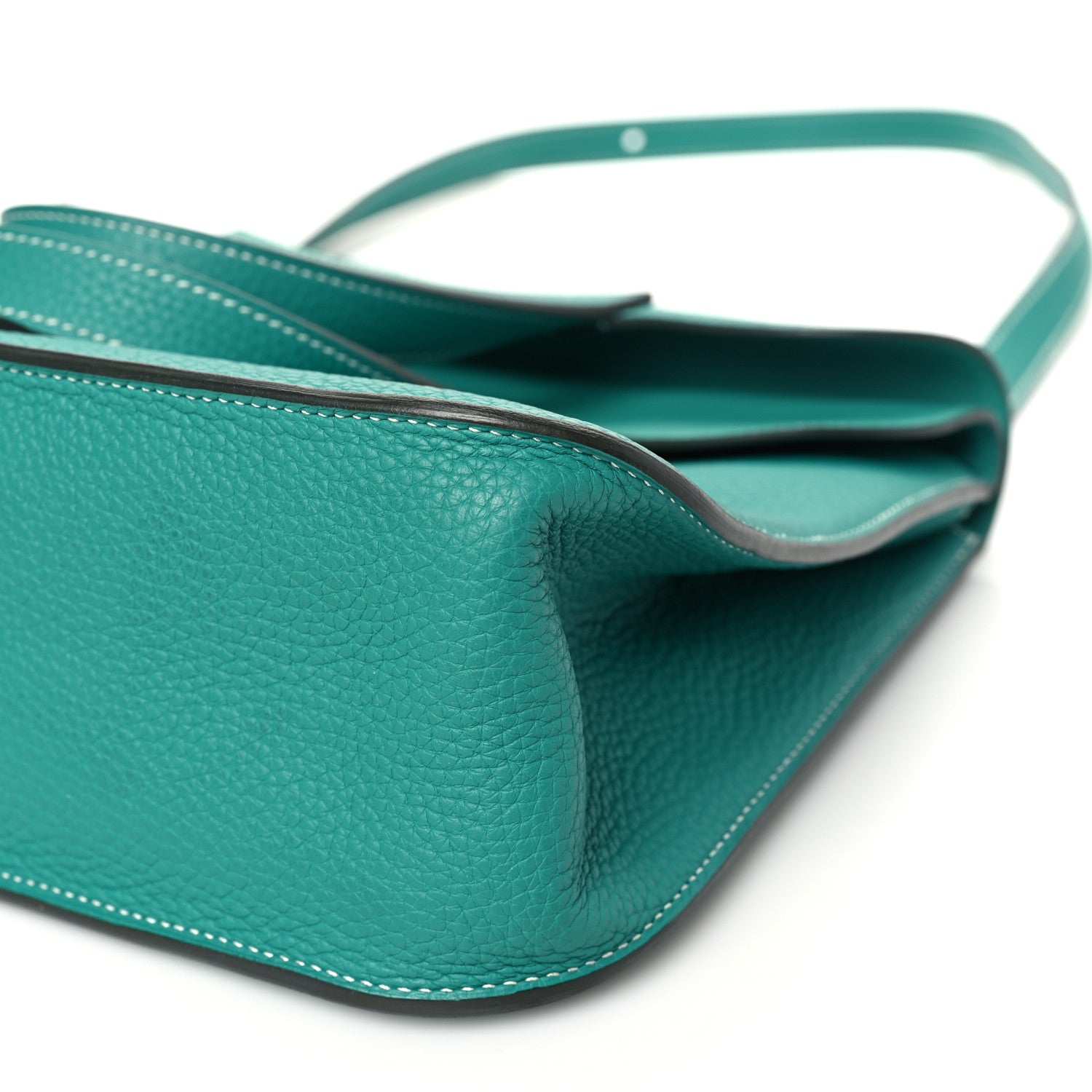 Hermes Taurillon Clemence Halzan 31 GM Vert Verone 10 of 10