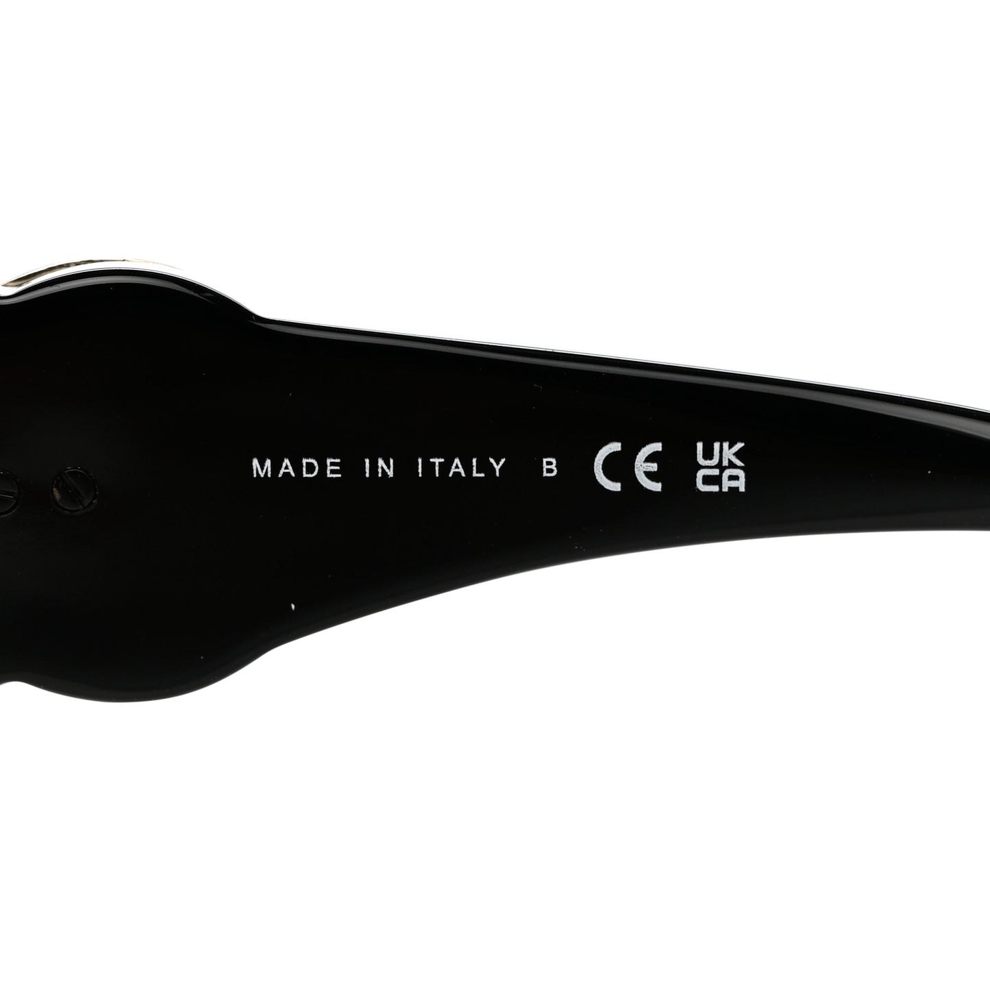 Acetate Calfskin Square Sunglasses 5474-Q-A Black