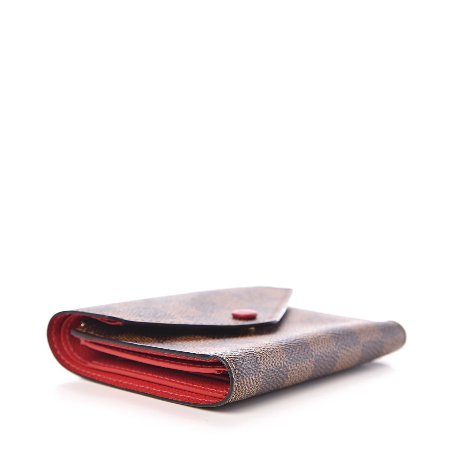 Damier Ebene Victorine Wallet Red