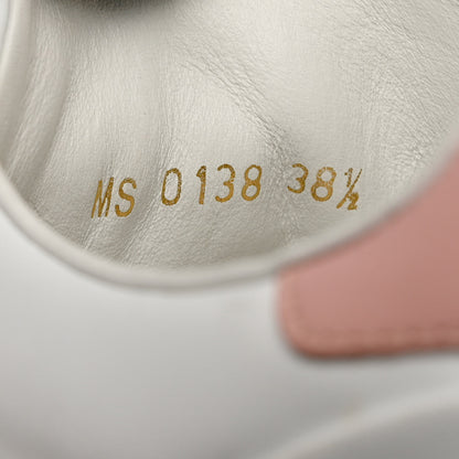 Louis Vuitton Calfskin Monogram Striped Frontrow Sneakers 38.5 White 6 of 11