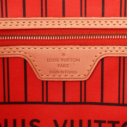 Louis Vuitton Monogram Jungle Dots Neo Neverfull MM Coquelicot Denim 6 of 9