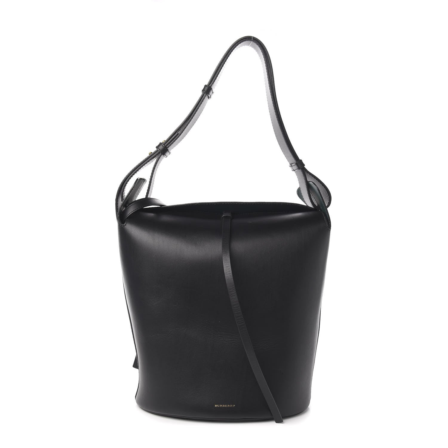 Burberry Supple Calfskin Large Bucket Black 2 of 10