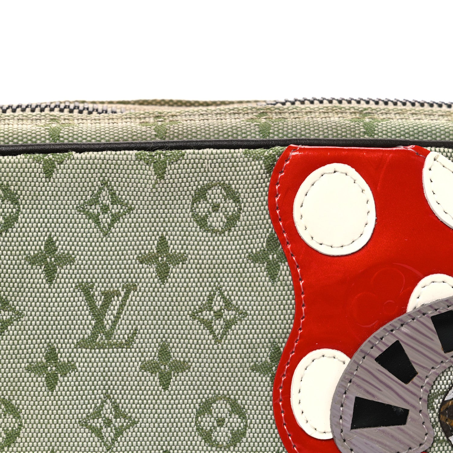 Louis Vuitton Mini Monogram Conte de Fees Mushroom Pochette Kaki 8 of 10