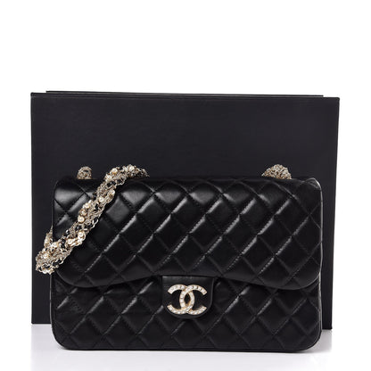 Chanel Lambskin Quilted Medium Westminster Pearl Flap Black 8 of 8