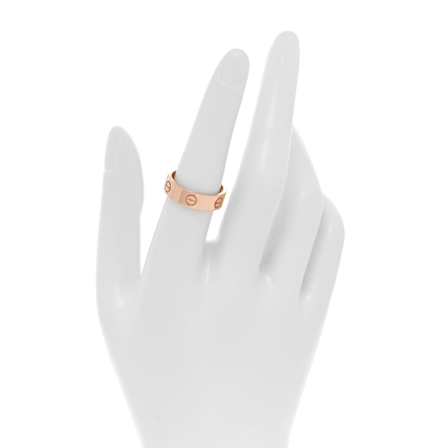 Cartier 18K Pink Gold 5.5mm LOVE Ring 55 7.25 2 of 5