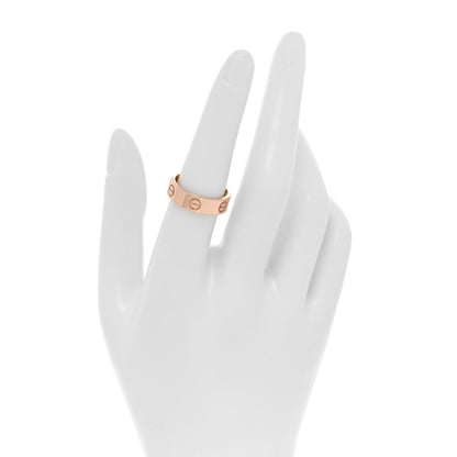 Cartier 18K Pink Gold 5.5mm LOVE Ring 55 7.25 2 of 5