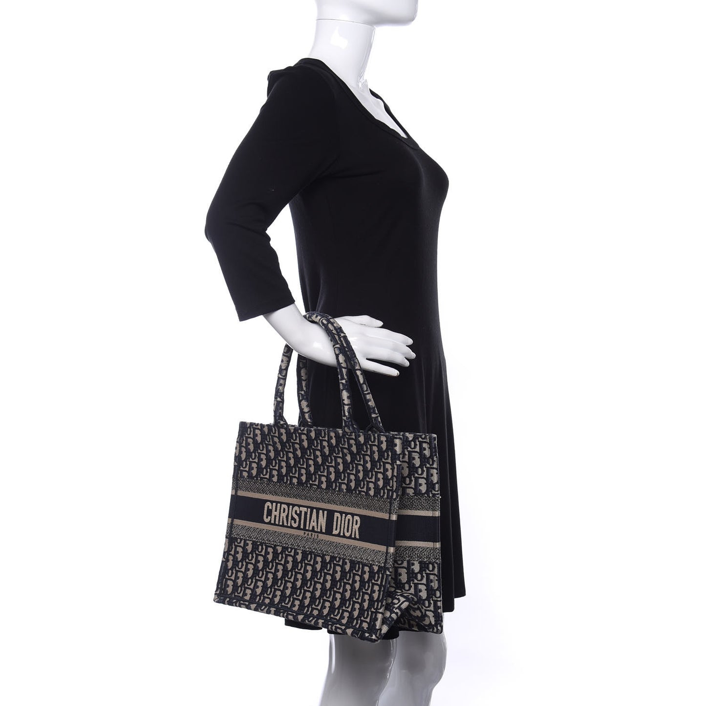 Oblique Medium Book Tote Blue Multicolor