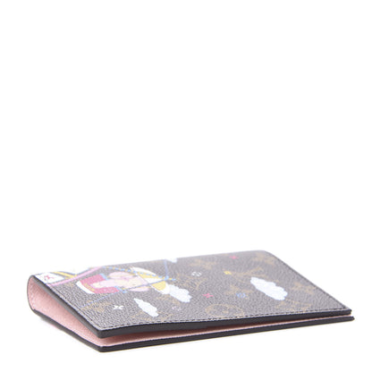 Louis Vuitton Monogram 2020 Christmas Animation Big Wheel Passport Cover Rose Ballerine 4 of 11